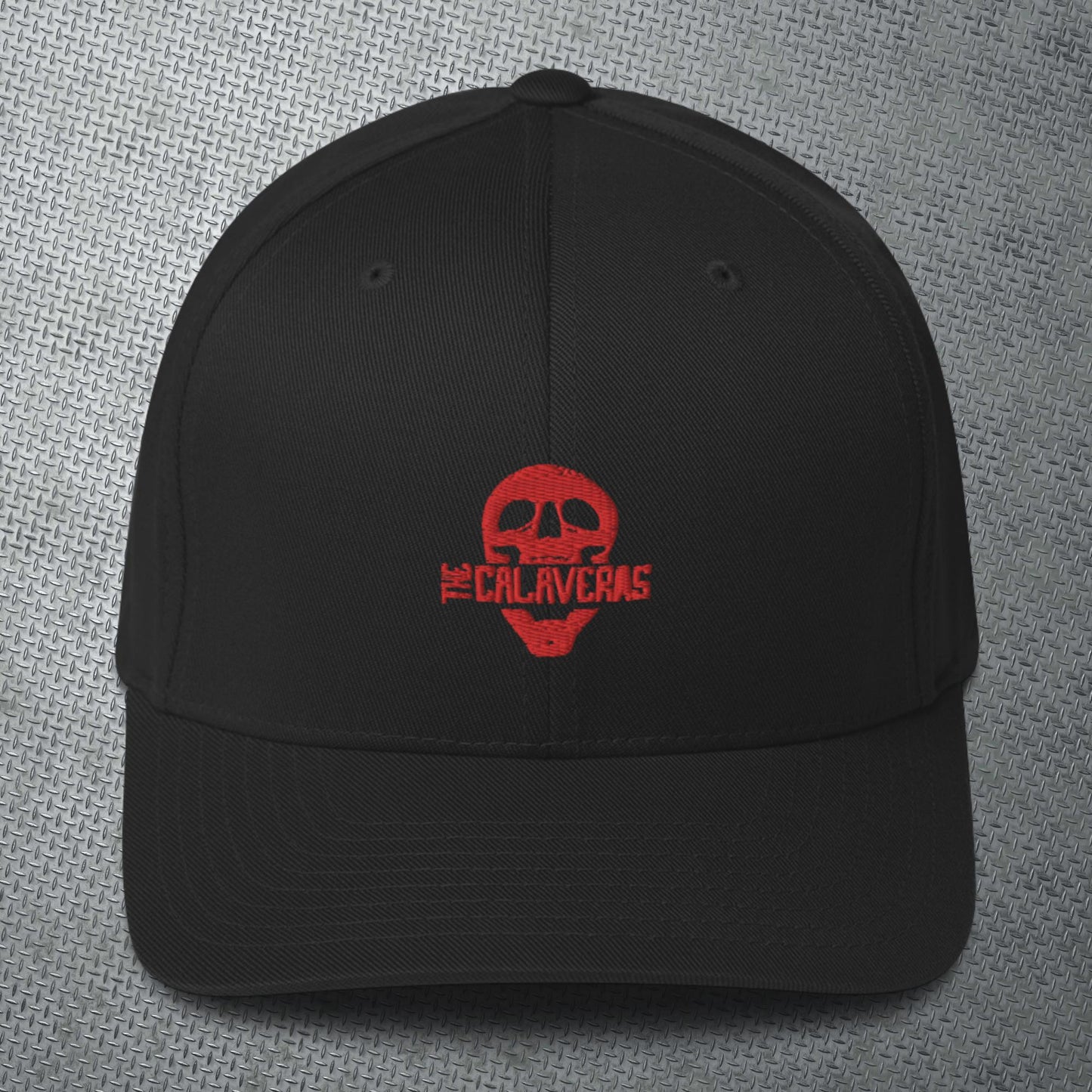 The OG Skull Flexifit Cap Red