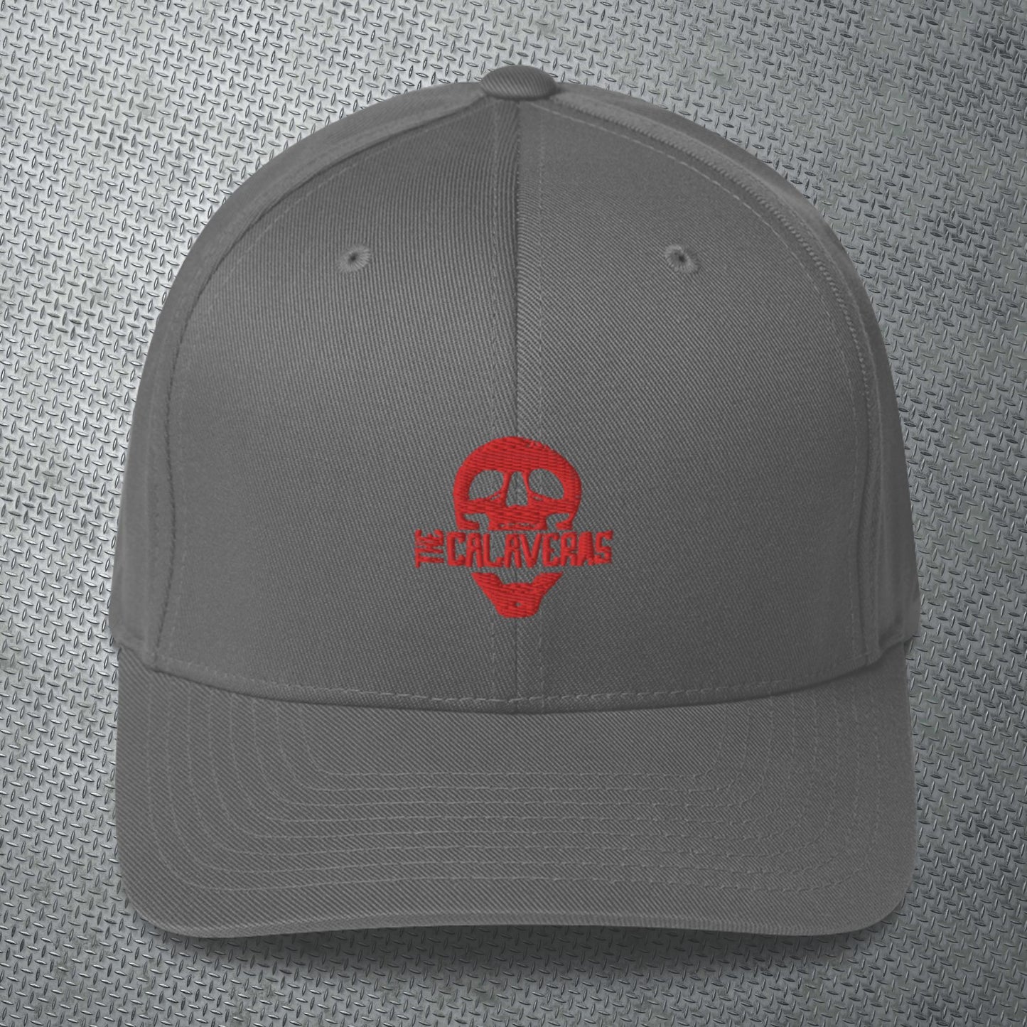 The OG Skull Flexifit Cap Red