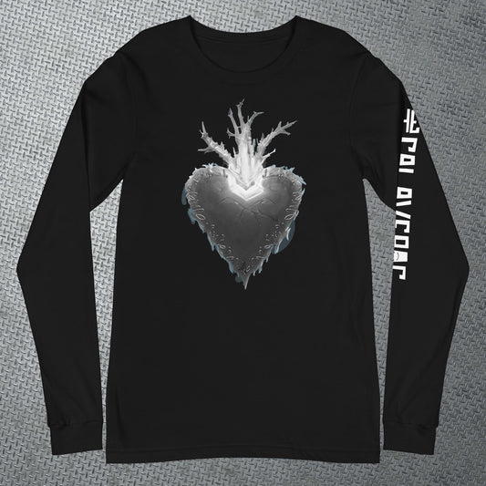 Black And White Heart and Name Tee