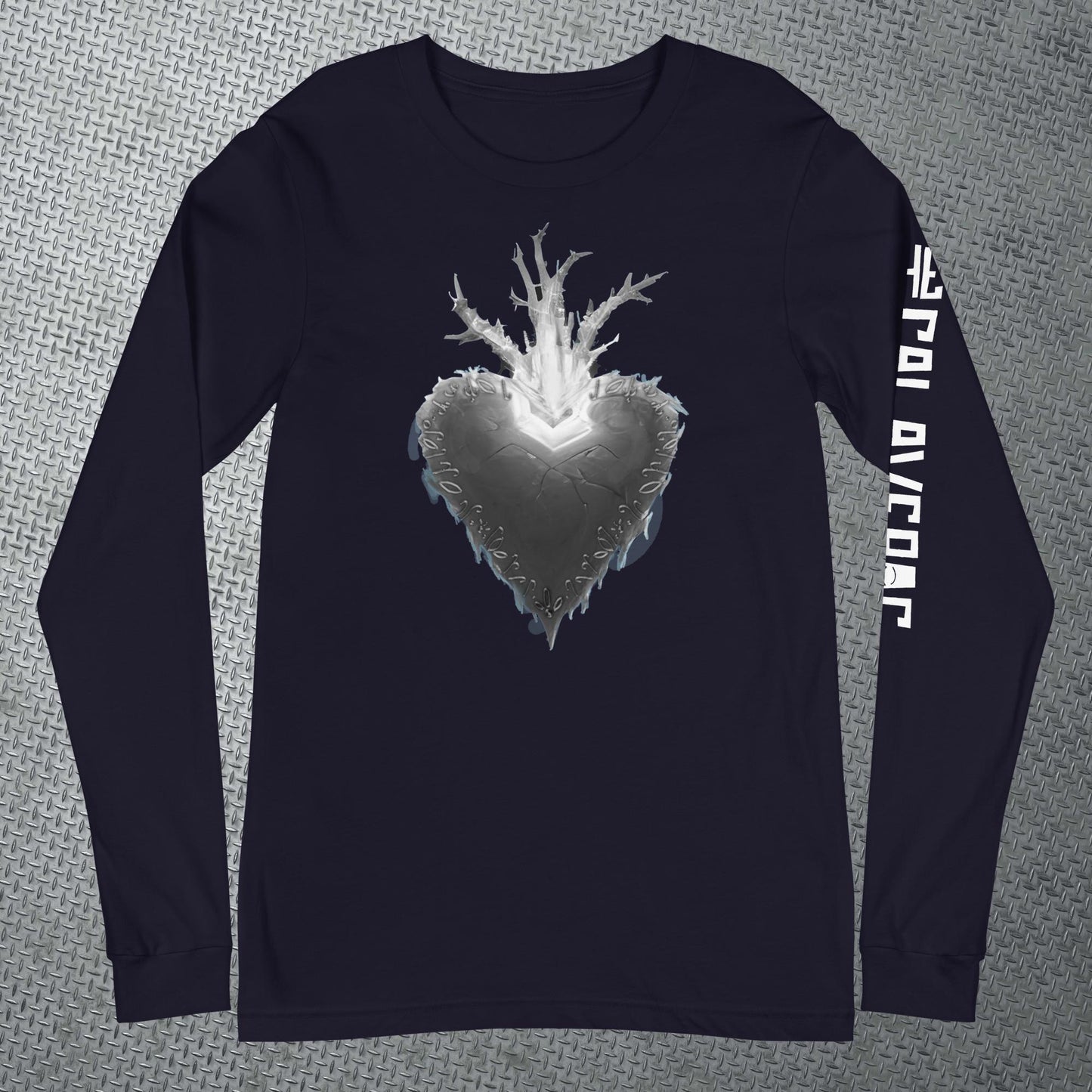 Black And White Heart and Name Tee